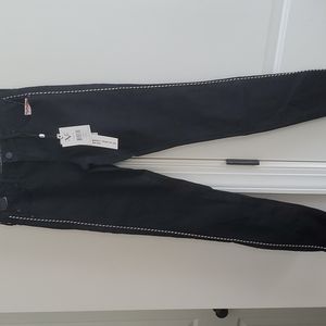 nwt women's black Versace 19v69 italia abbigliamento Milano jeans sz 0/25